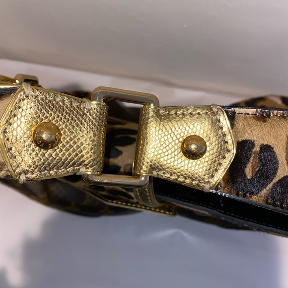 Limited Edition Vintage Louis Vuitton Polly Monogram Leopard Hobo Bag - Picture 6 of 16